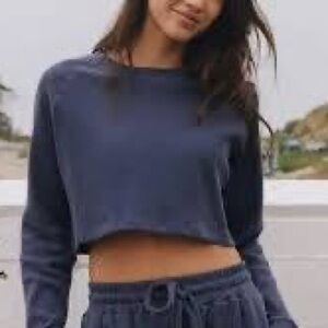 DAILY DRILLS NAVY CROPPED THERMAL !